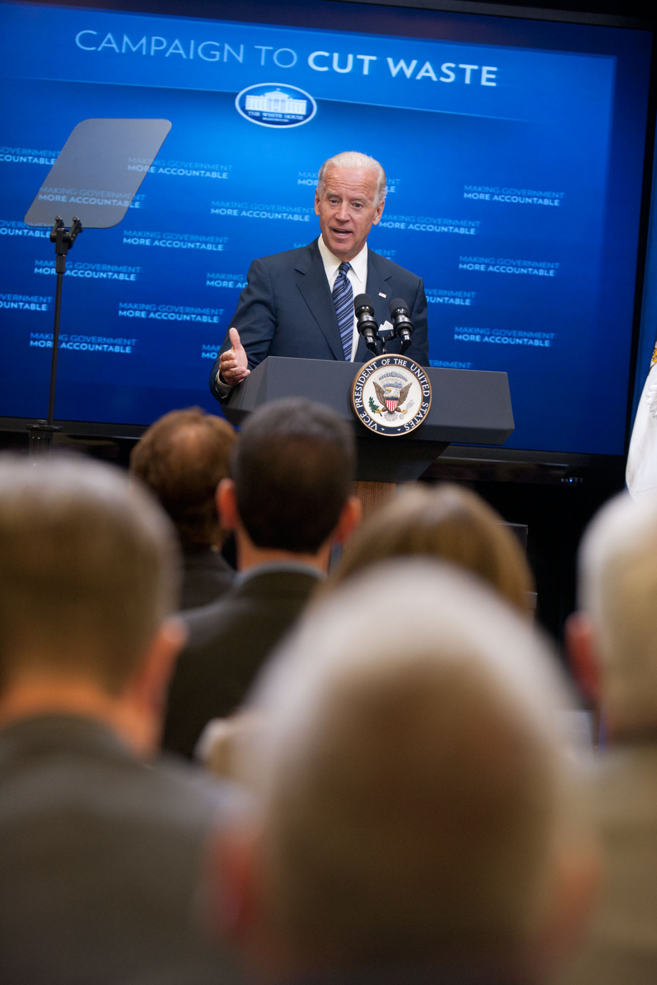 Vice President Biden Announces the Campaign to Cut Waste