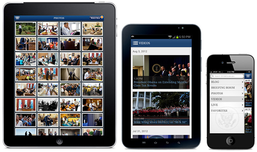 2012 White House iTunes Mobile Application