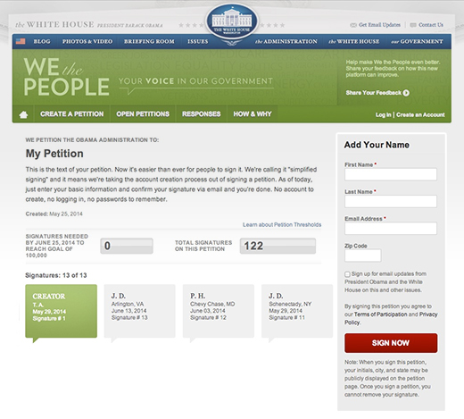 We the People: Simplified Screenshot