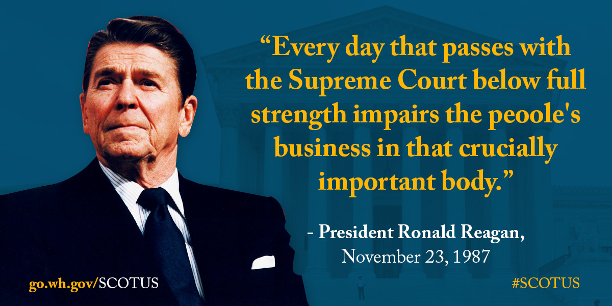 Since 1900, six justices have been confirmed in a presidential election year, including President Reagan-appointee Justice Kennedy.