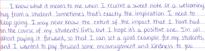 Read Tara's letter here