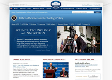 New OSTP Site Screenshot