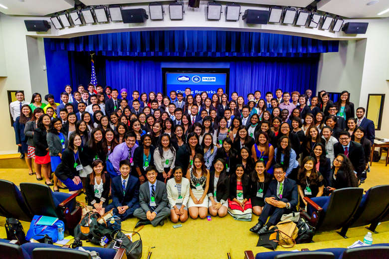 Participants at the Fifth White House AAPI Youth Forum on July 9, 2015. (Photo by WHIAAPI staff)