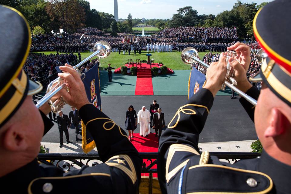 White House South Lawn Arrival Ceremony 