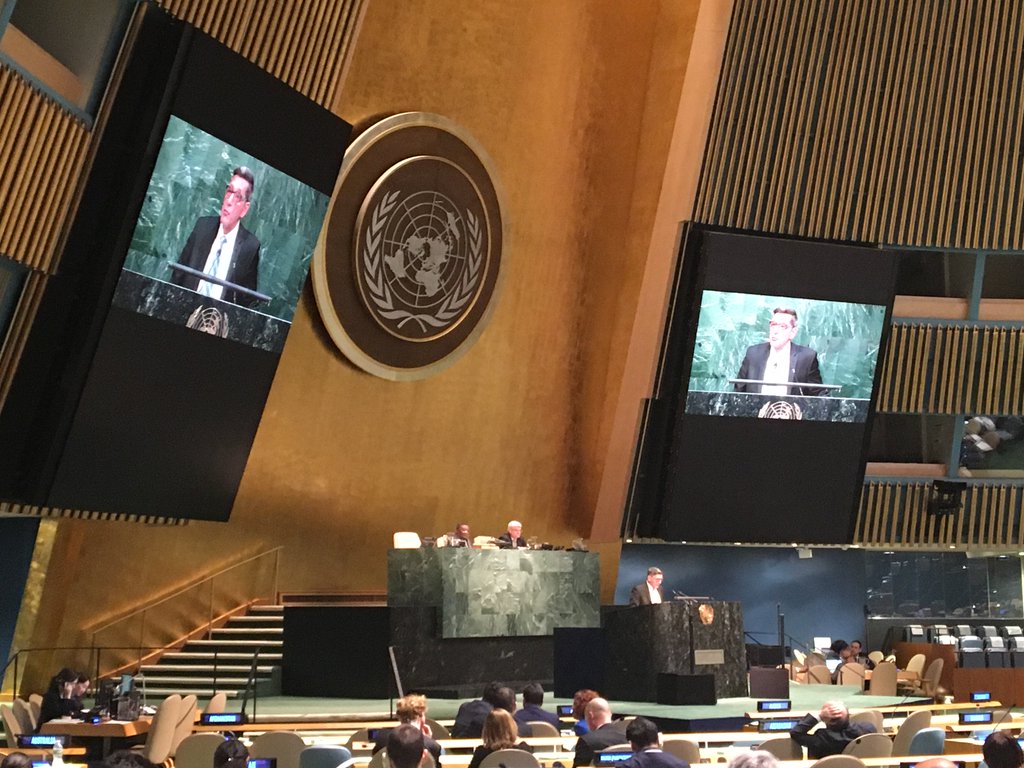 Director Botticelli addresses the UN General Assembly Special Session on the World Drug Problem