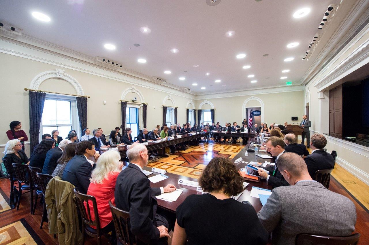 Leaders gather at the White House