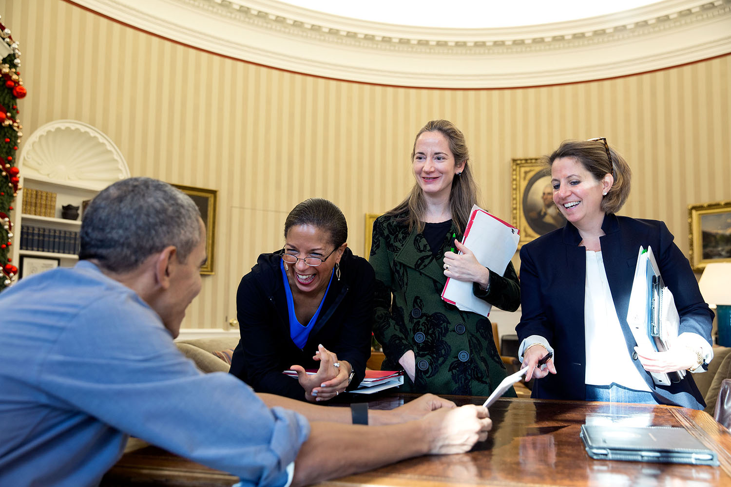 President Obama and his national security aides