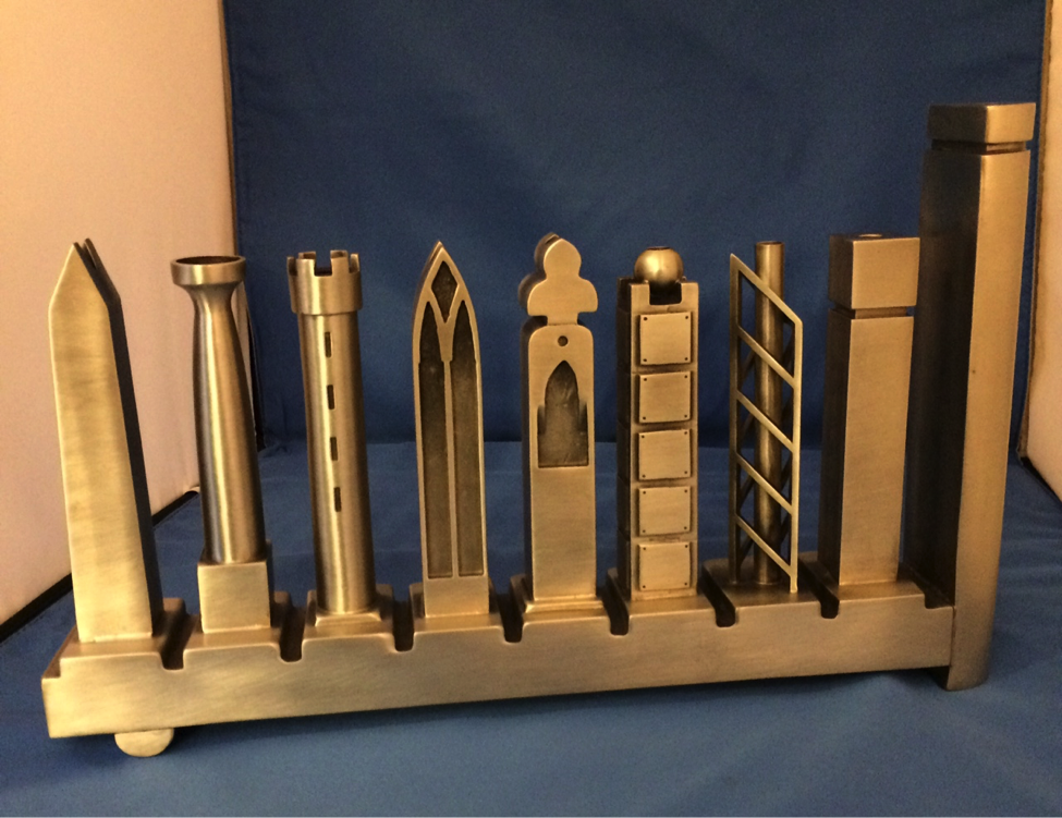 The Richard Meier Jewish History Menorah