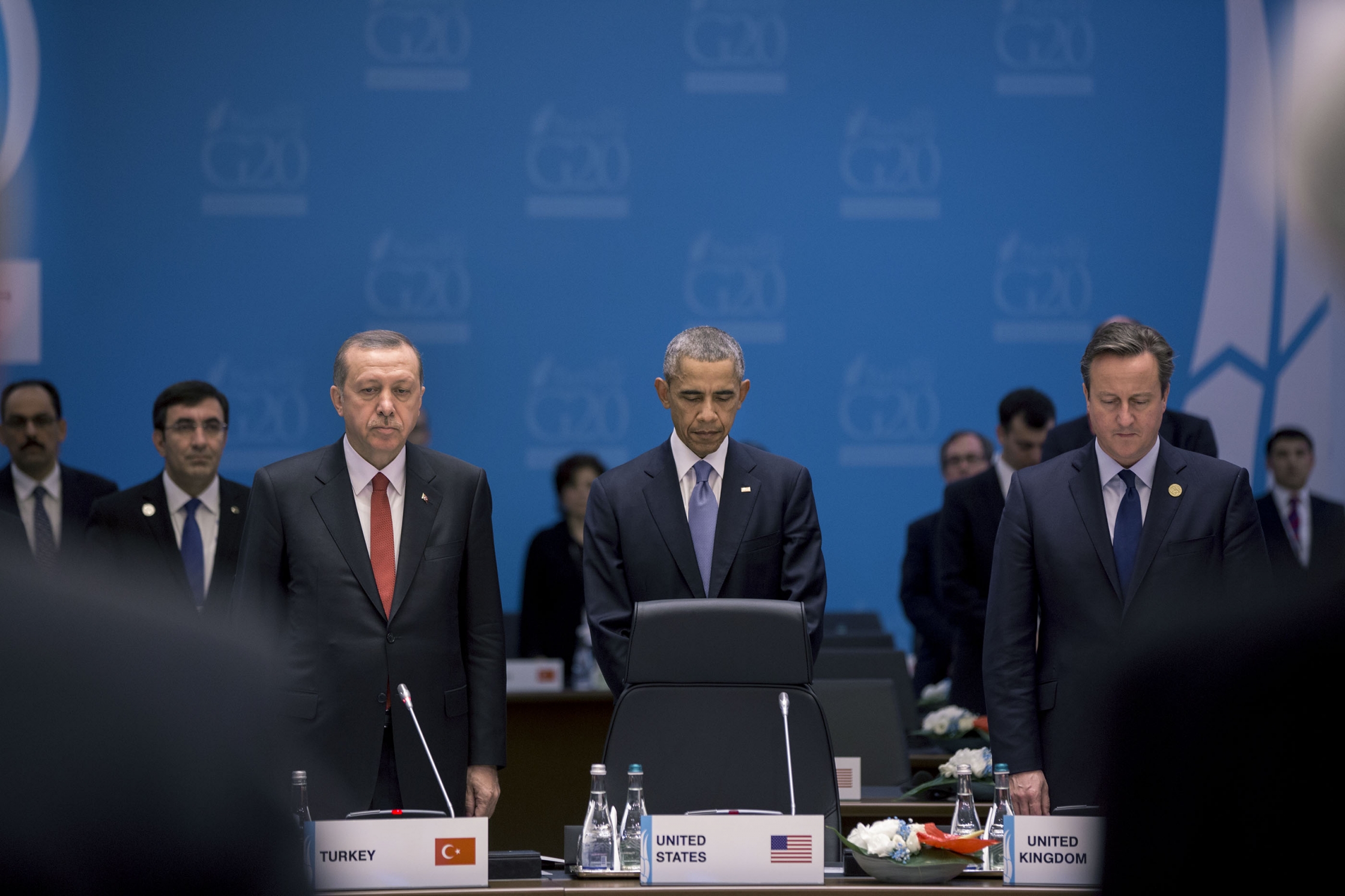 POTUS Moment of Silence at G20 Summit