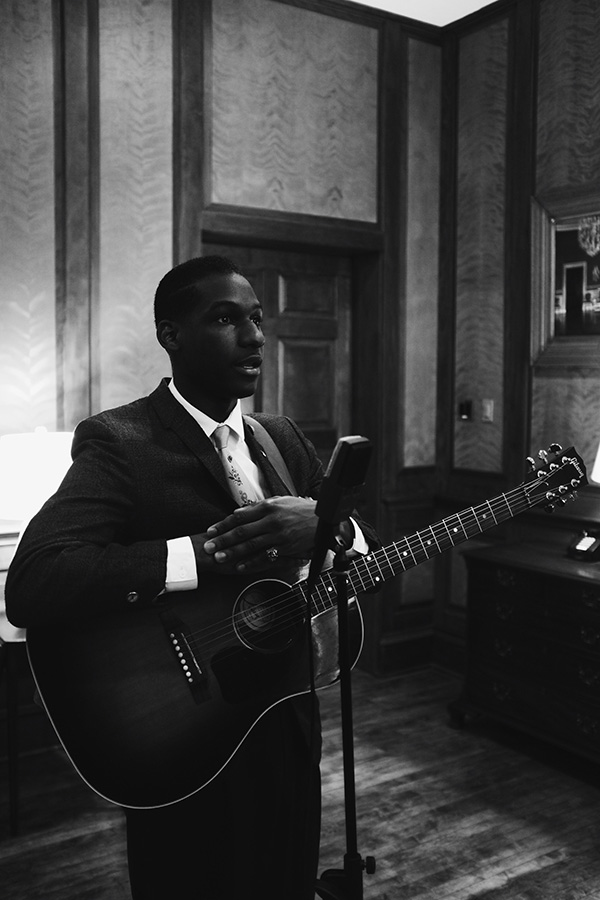 Leon Bridges at the White House