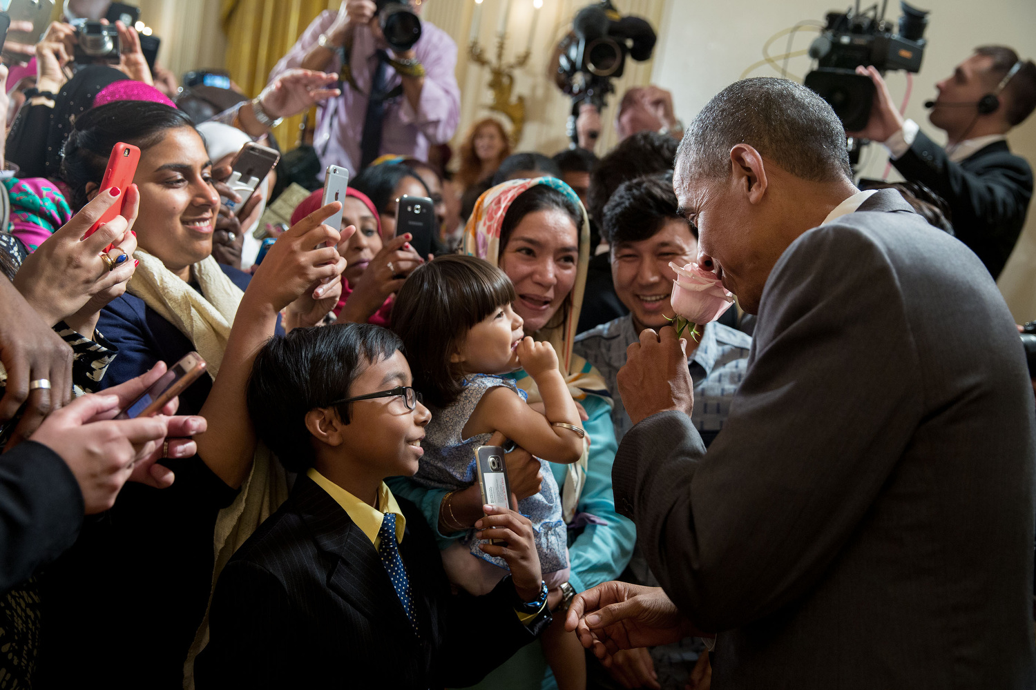 President Obama at Eid reception