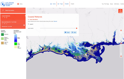 Using the new, county-level projections, communities will be better able to assess and plan for threats like sea-level rise. (Photo Credit: NOAA)