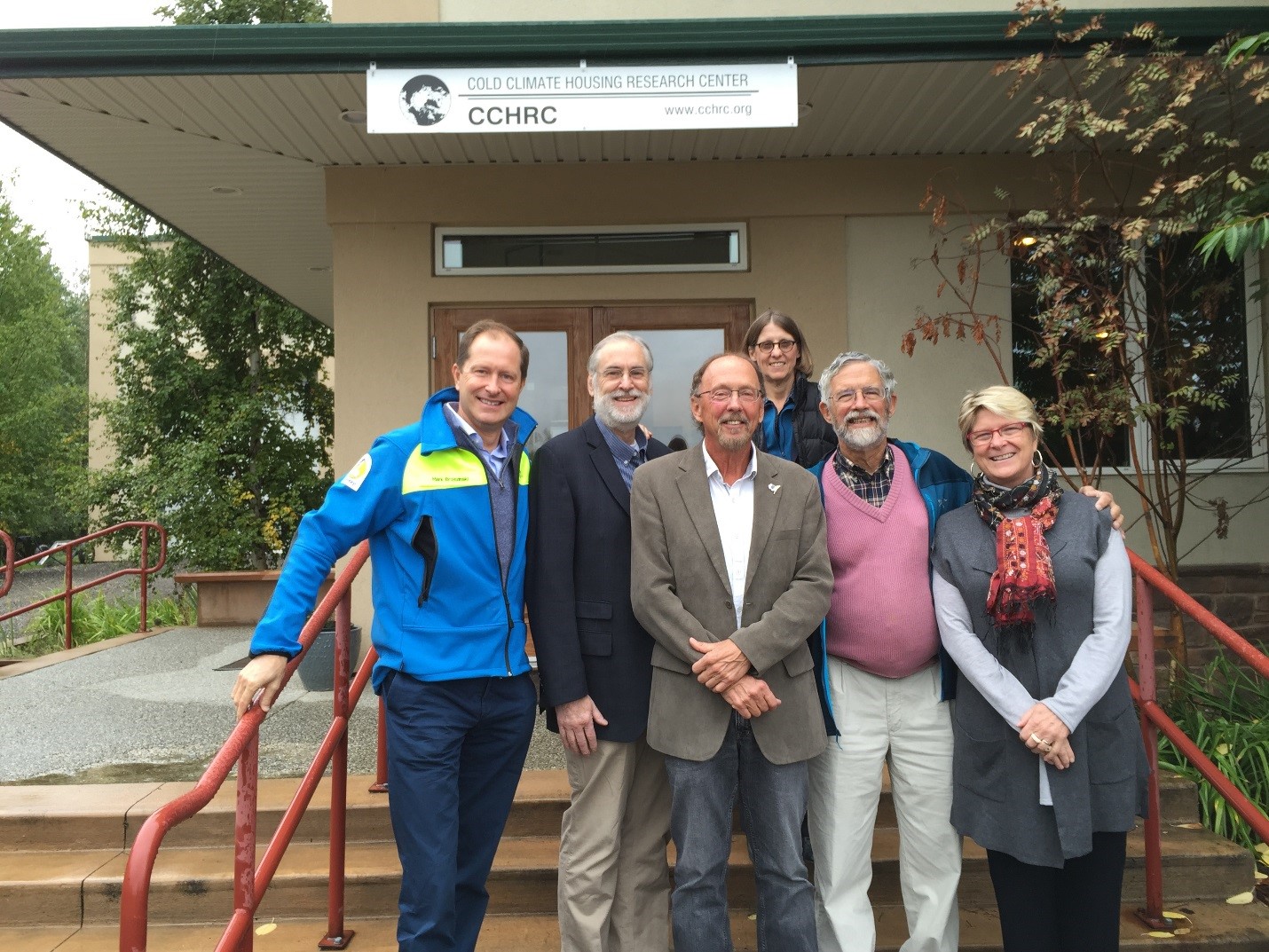 Senior OSTP officials at the Cold Climate Housing Research Center