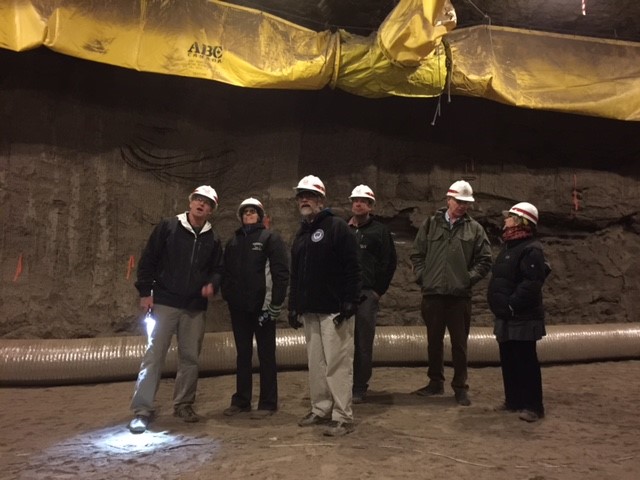 Inside the Permafrost Tunnel Research Facility