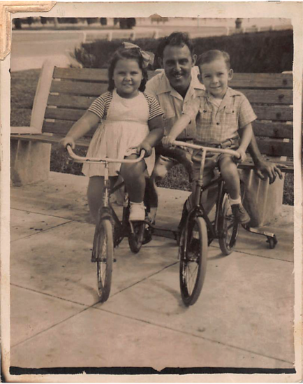 Author's abuela poses with her cousin in Havana, Cuba.