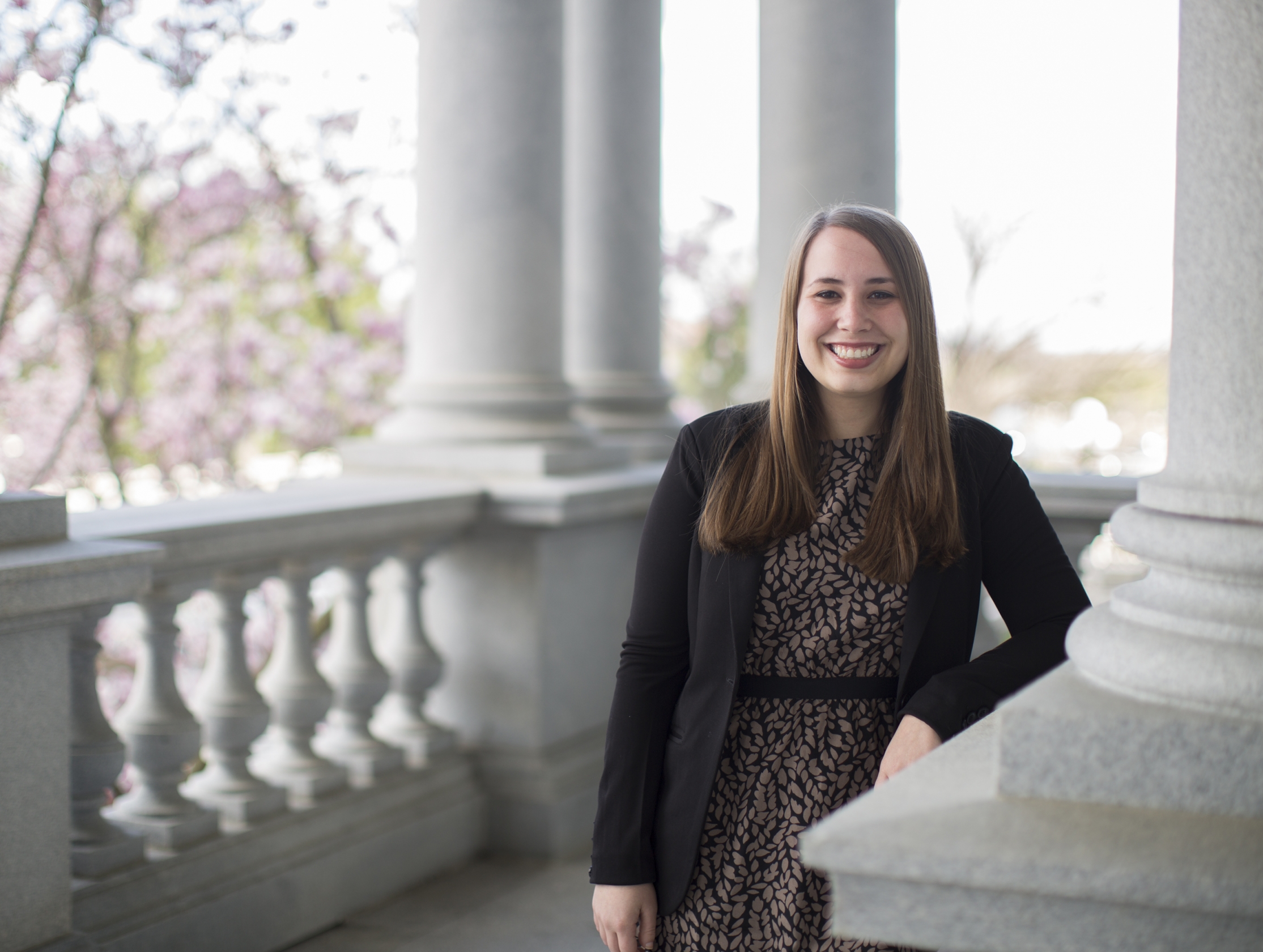 Author, Simone Leiro, a Cuban-American intern at the White House.