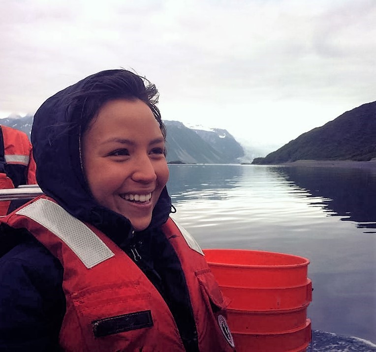 Yosty Storms on the water in Alaska. (Photo Credit: Yosty Storms)