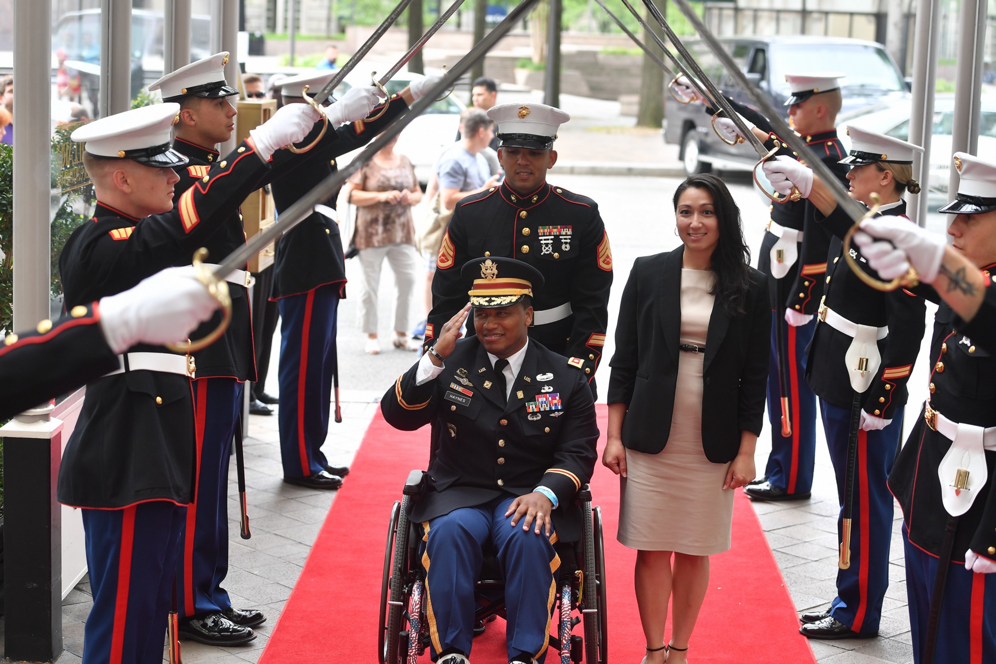 Major Haynes invited to the State Dinner