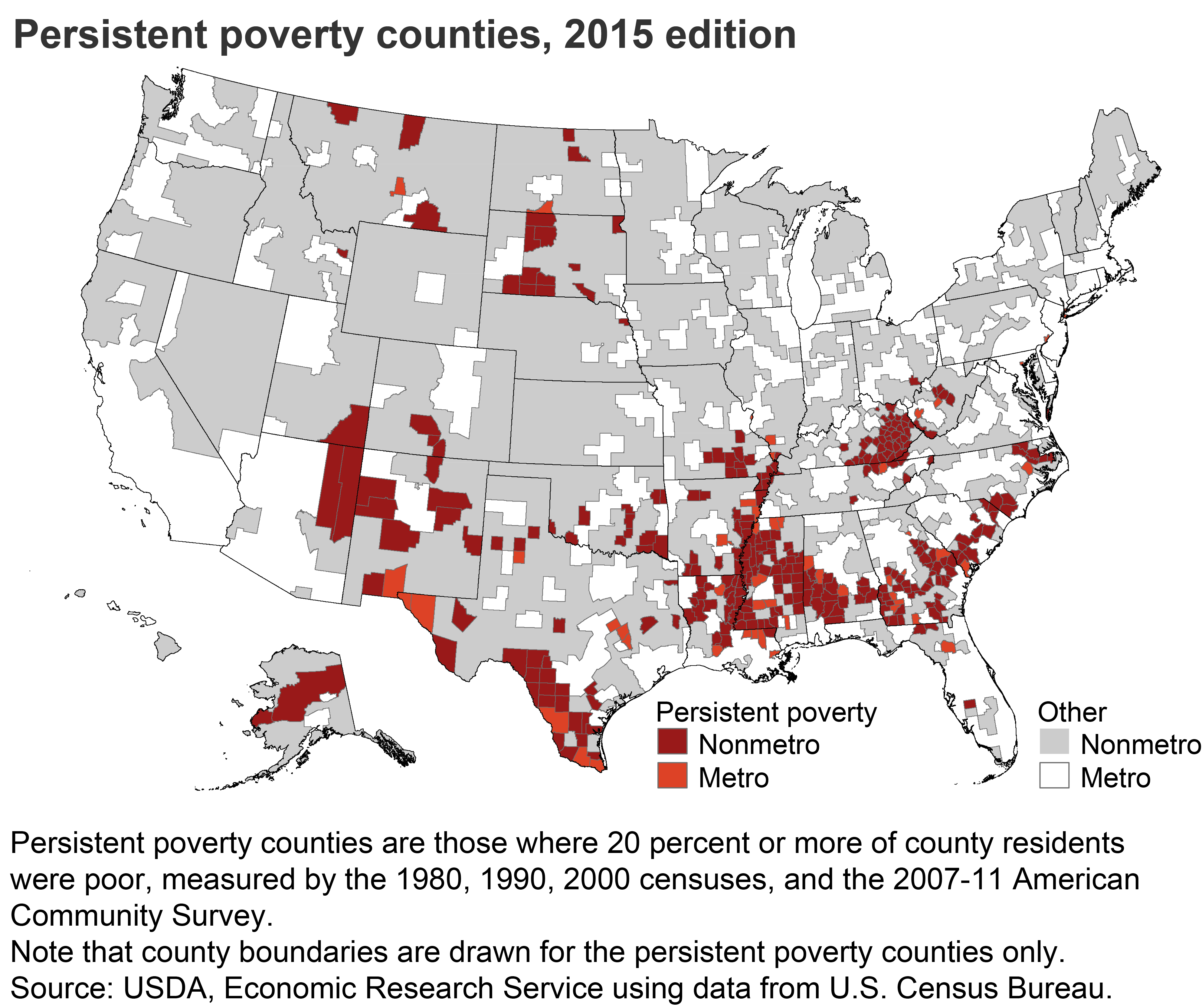 Persistent Poverty Counties, 2015 ed.